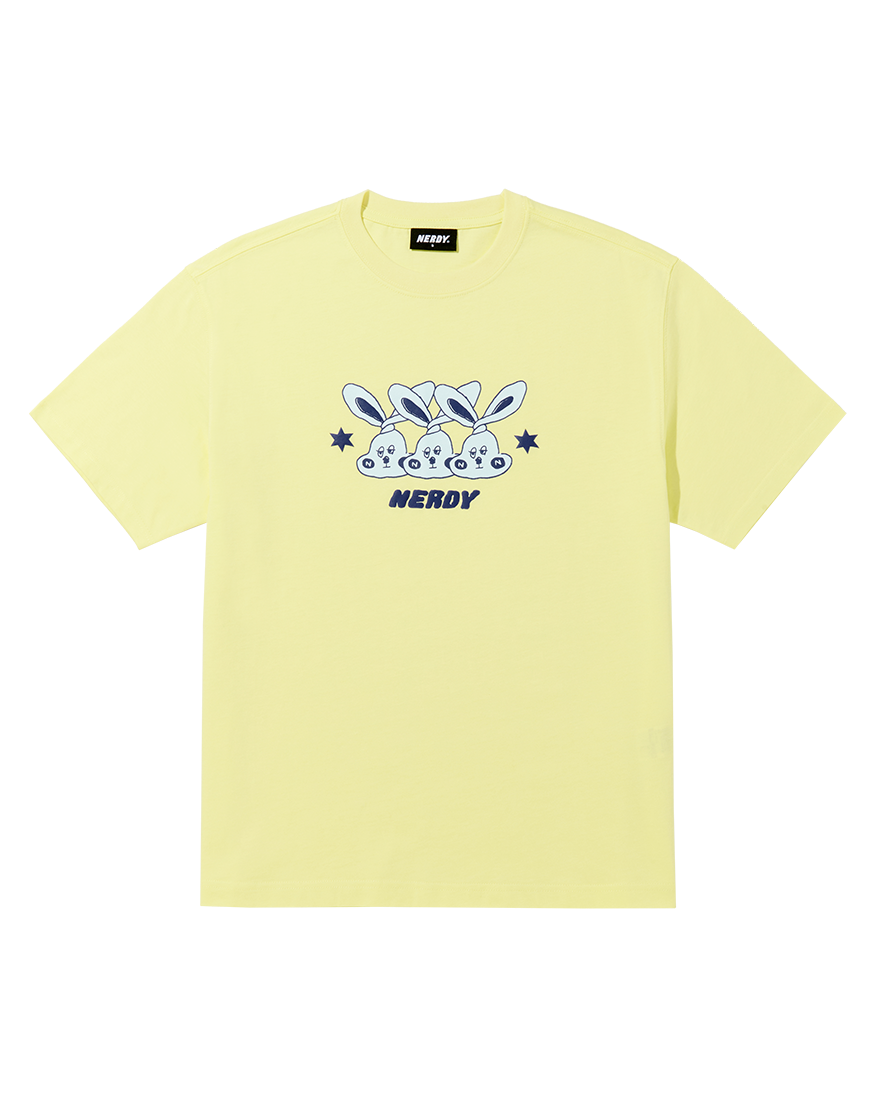 트위스트 버디 반팔 티셔츠 옐로우